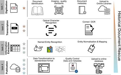 Automating the Curation Process of Historical Literature on Marine Biodiversity Using Text Mining: The DECO Workflow